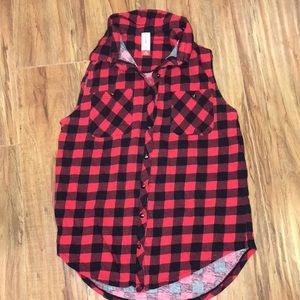 Plaid tank